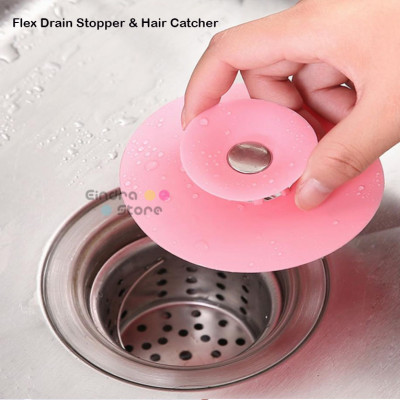 Flex Drain Stopper & Hair Catcher